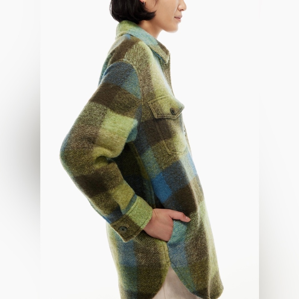 Wilfred free ganna shirt size xs plaid print - Picture 3 of 9